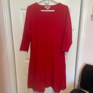 Nanette Lepore Red Knit Dress